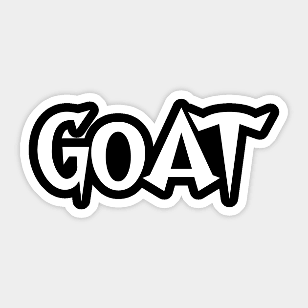 GOAT ( Greatest Of All Time) Sticker by Suddenly Mood